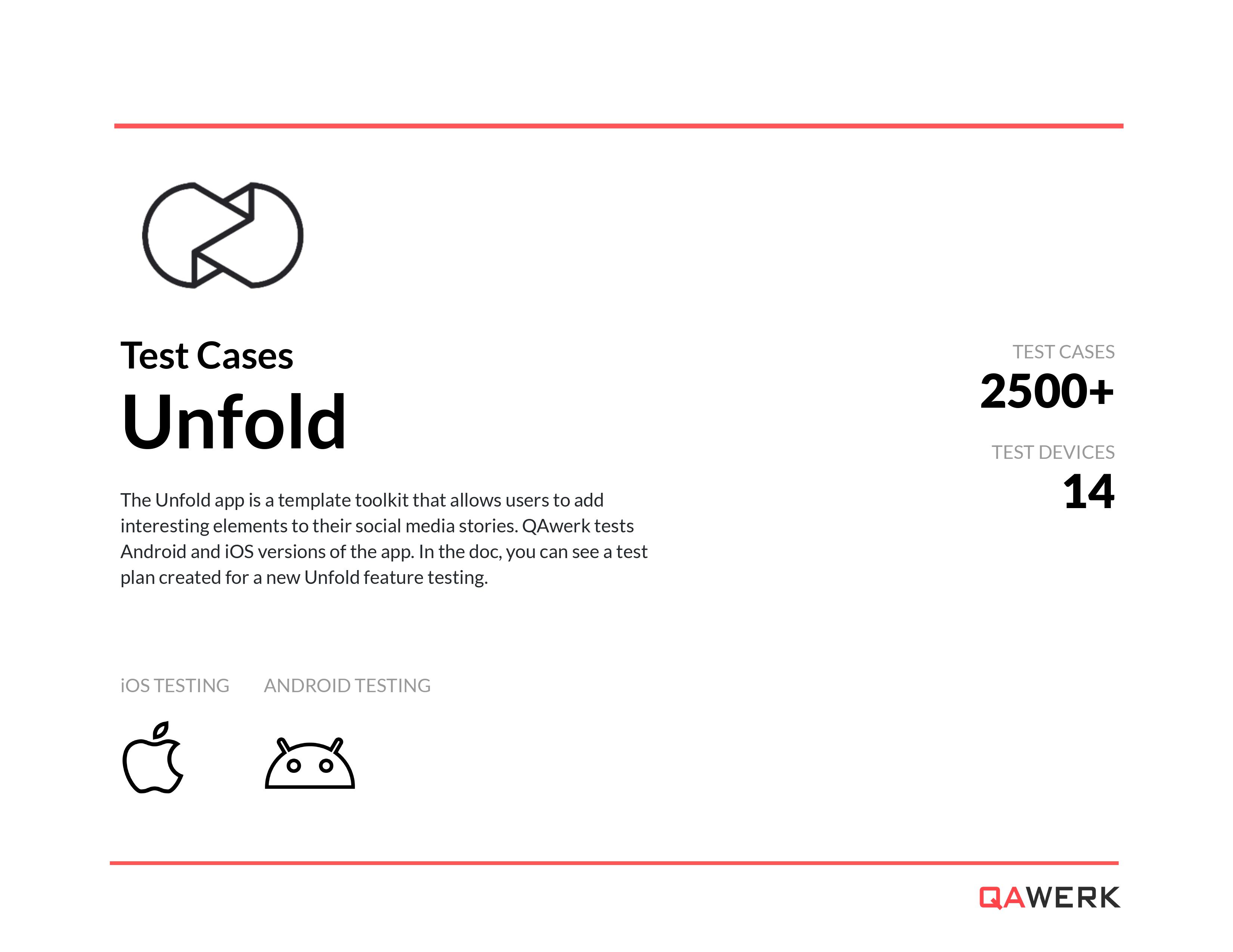 Unfold for slider