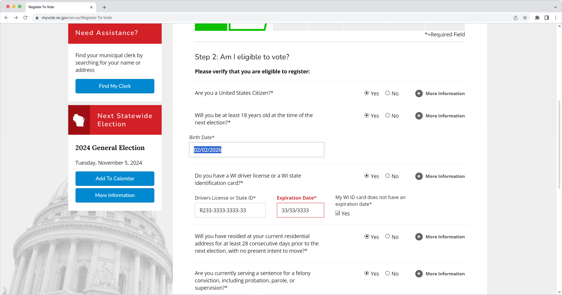 État de l’accessibilité web pour les électeurs américains handicapés : obstacles à l’inscription en ligne en 2024
