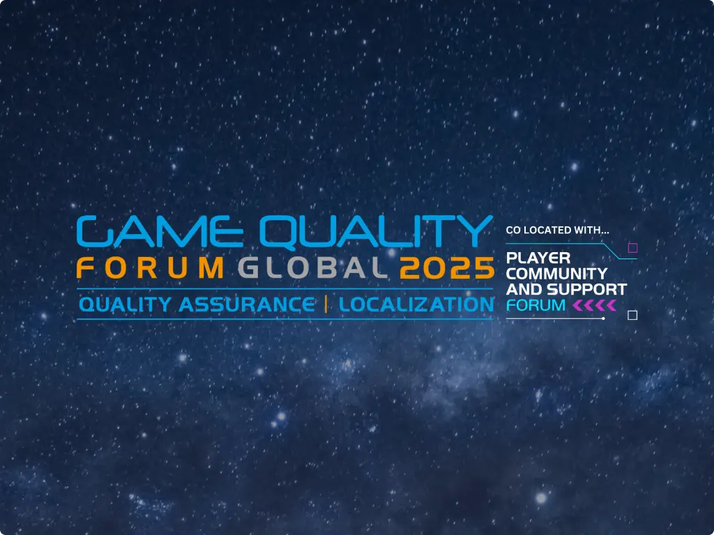 Game Quality Forum Global, 23-25 juin, Pologne (En personne)