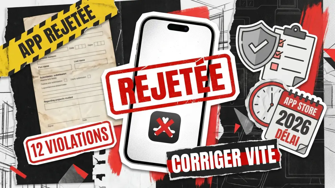 Pourquoi les applications sont rejetées : Les 12 violations les plus courantes de l’App Store en 2026 Pourquoi les applications sont rejetées : Les 12 violations les plus courantes de l’App Store en 2026