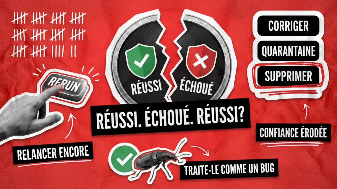 Tests instables : Pourquoi ils surviennent et comment les corriger vraiment Tests instables : Pourquoi ils surviennent et comment les corriger vraiment