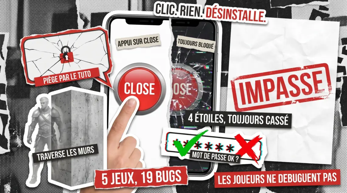 Bug Crawl Digest #1 : Les bogues les plus courants dans les jeux mobiles Bug Crawl Digest #1 : Les bogues les plus courants dans les jeux mobiles
