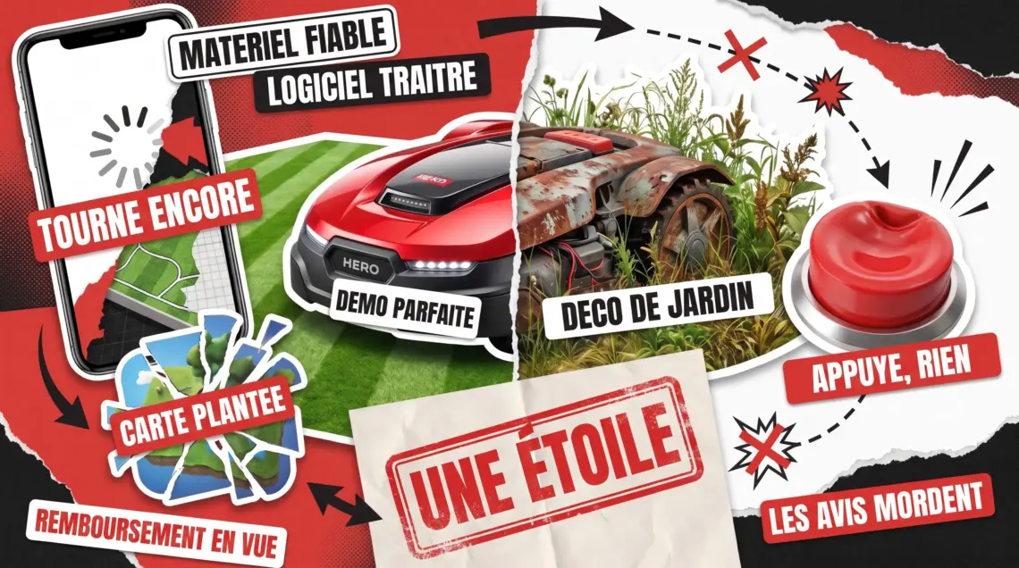Chasse aux bugs dans la maison connectée : comment les applications de tondeuses robotisées perdent des clients