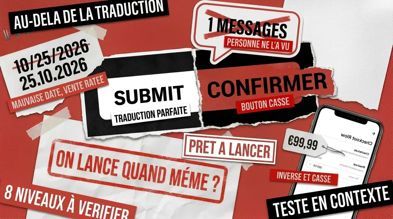 La liste de contrôle du test de localisation : tout ce qu’il faut vérifier au-delà de la traduction