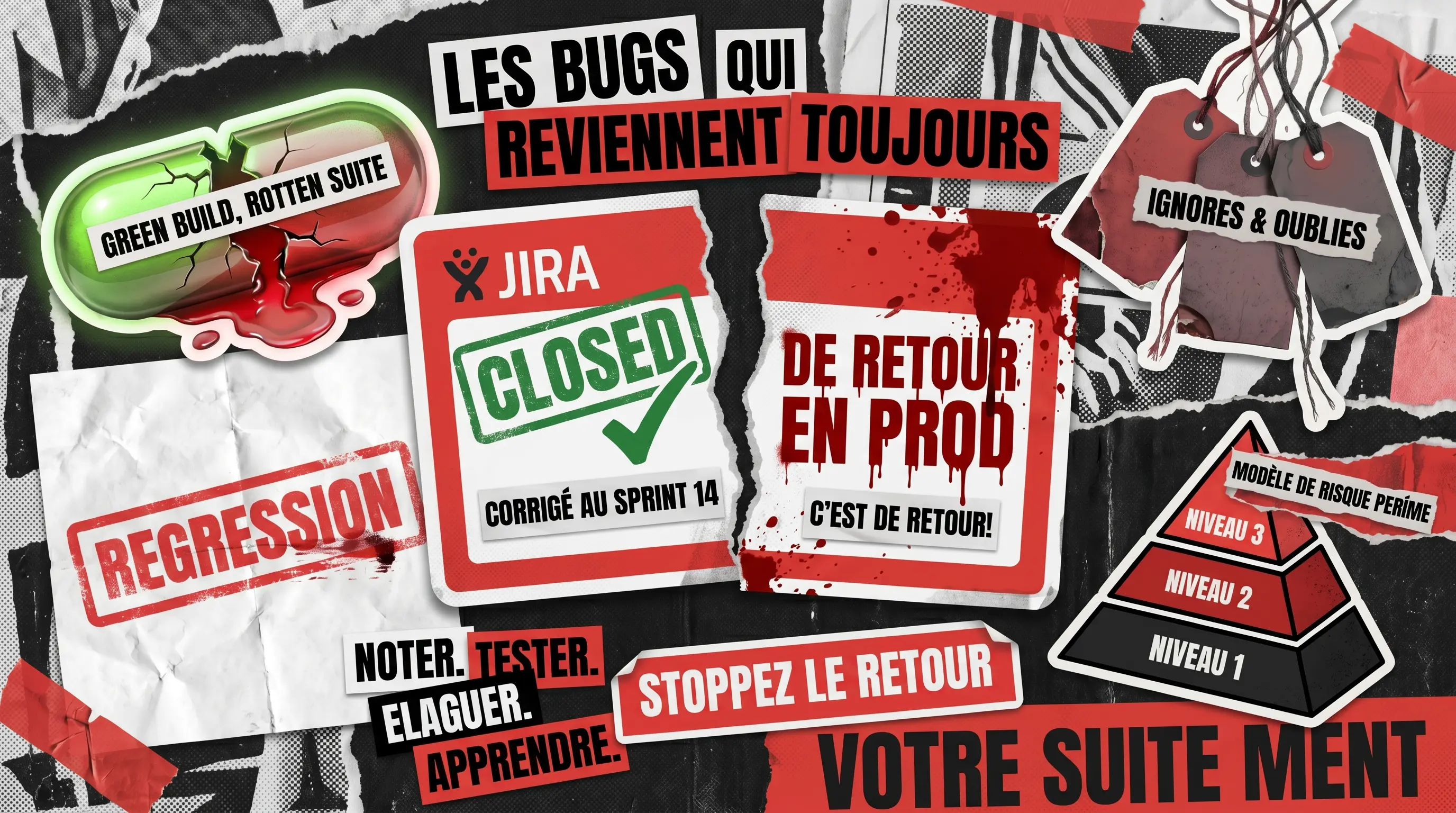 Stratégie de tests de régression&nbsp;: empêcher les bugs de revenir à chaque version