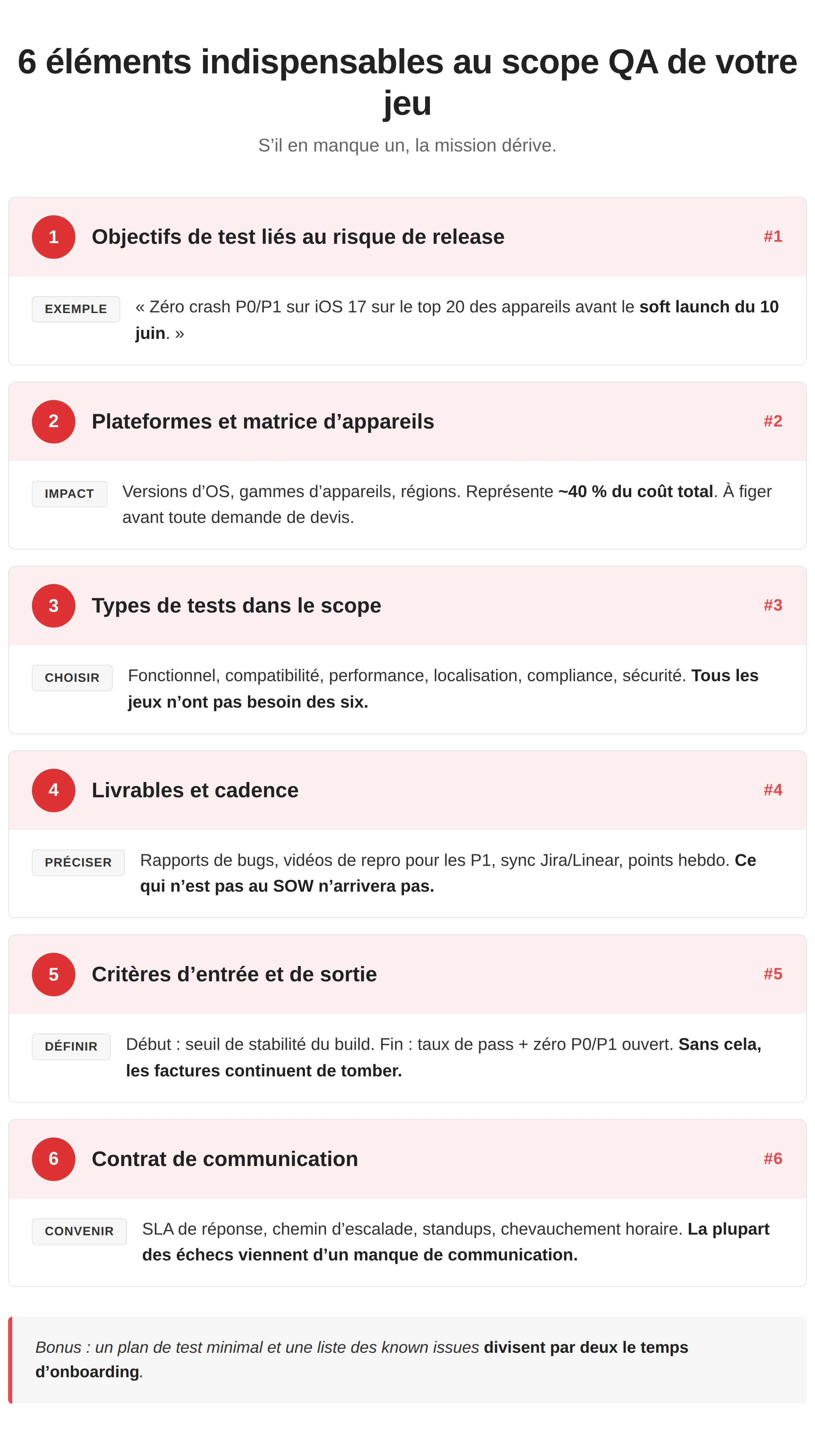 Externalisation du test de jeux : quand déléguer la QA et comment la cadrer