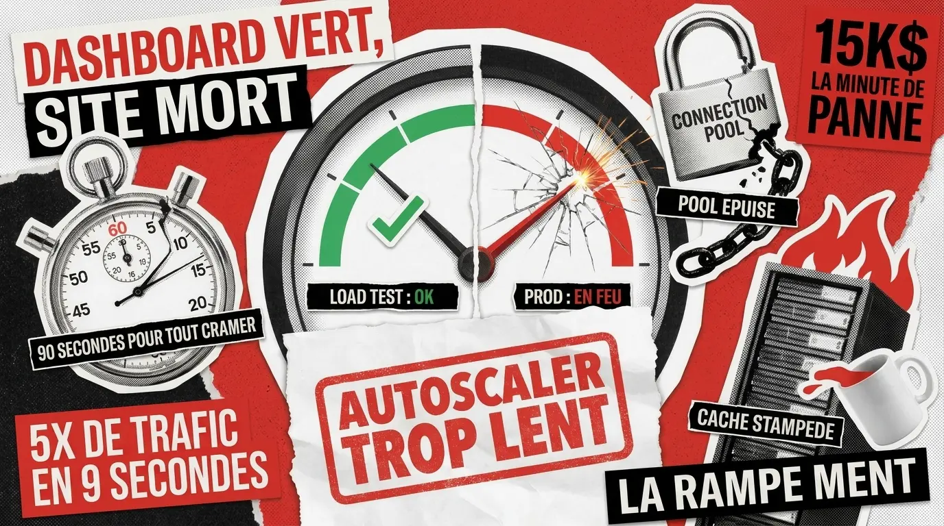 Tests de pics après la réussite de votre test de charge&nbsp;: les cinq modes de défaillance que les tests progressifs masquent