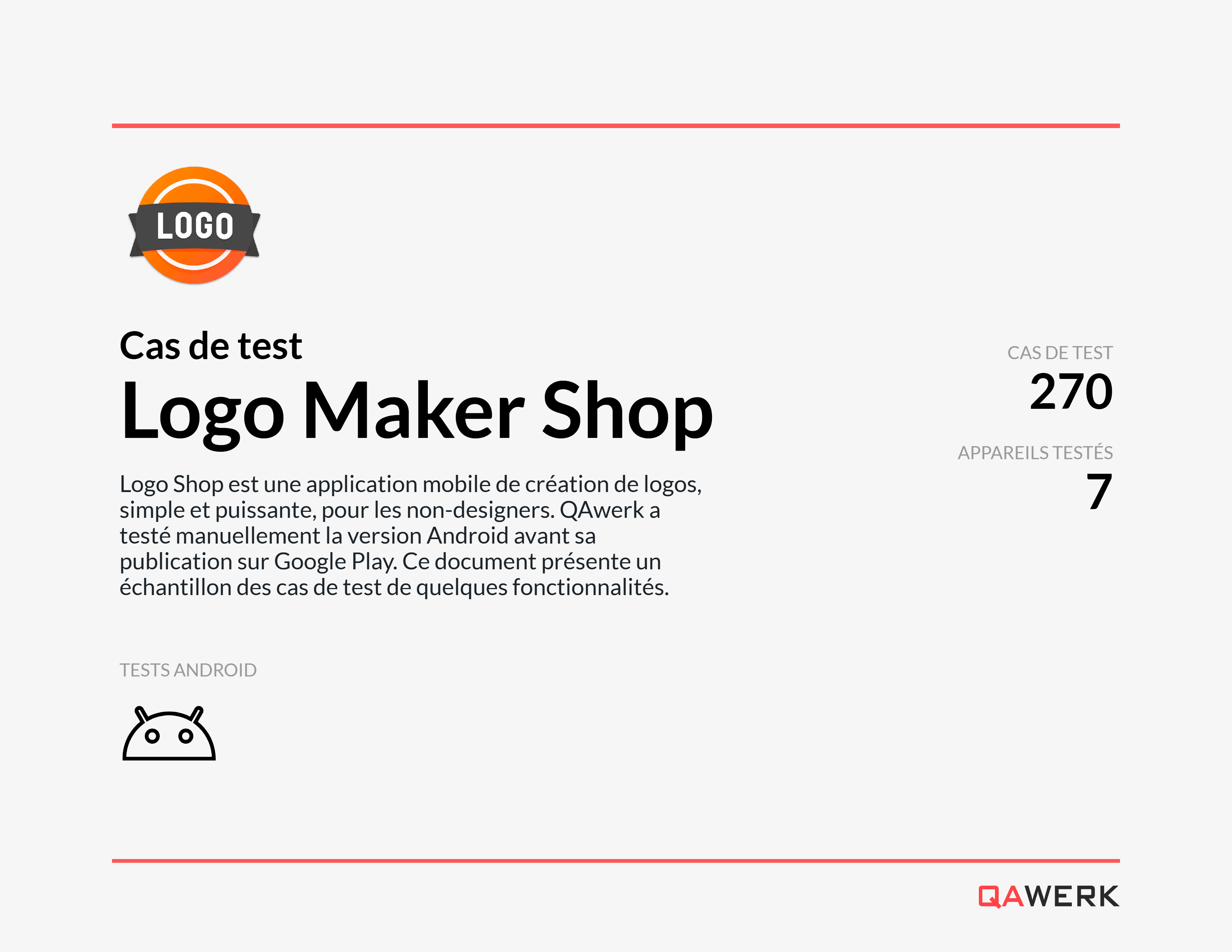 Logo Maker Shop test cases