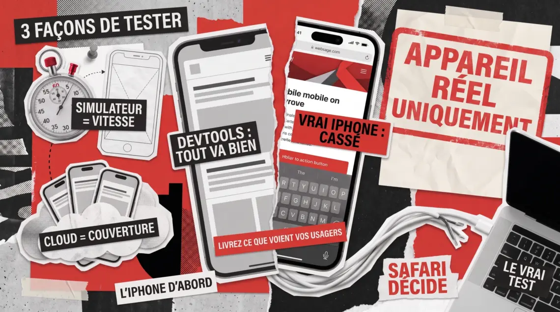 Comment Tester un Site Web sur iPhone (Appareil Réel, Simulateur et Cloud Comparés)